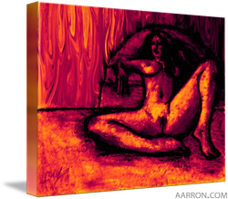 attitude sizzle art figure of fire