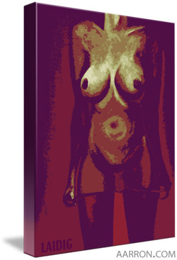 plenty of plums erotic art sizzle by Aarron Laidig