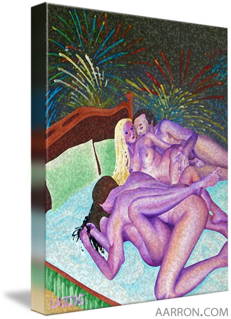 Spectacular Couple Swap Sizzle digital enhanced fine art Spectacular Couple Swap Sizzle art featuring two couples together for swapping