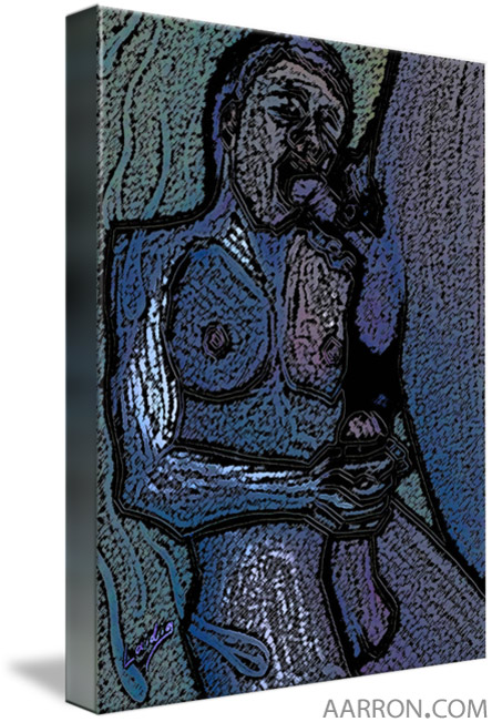 Sucker Sizzle Art Sizzle digital enhanced fine art Sucker Sizzle erotic art with gay sex theme