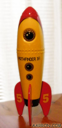 The Retro Pocket Rocket Pathfinder Sex Toy without base