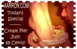Today's special Cream Pie postage Due image