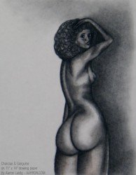 Afro and big booty sketch