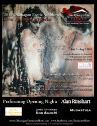 Okanagan Erotic Art Show Poster Opening Night