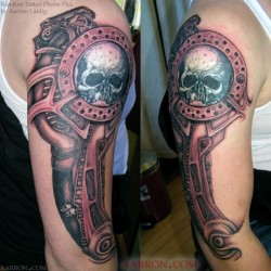 Biomechanical Tattoo By Aarron Laidig