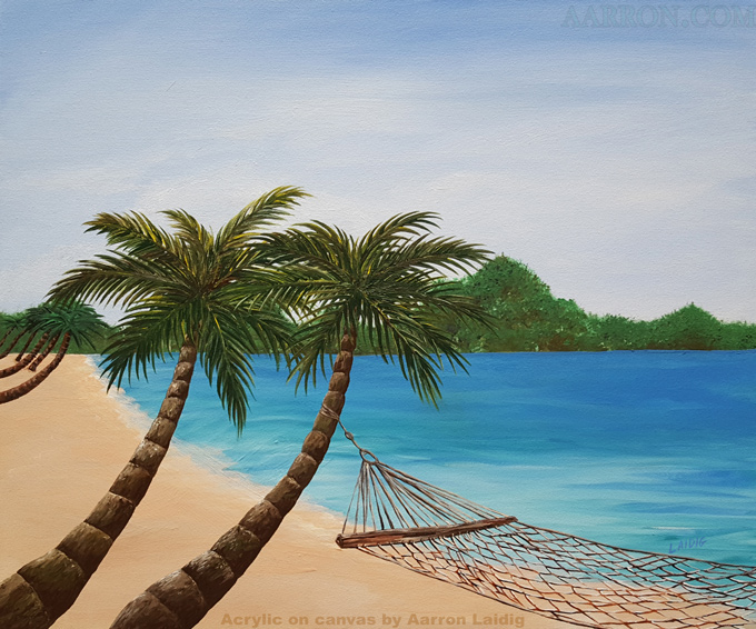 Wanna Go? beach painting