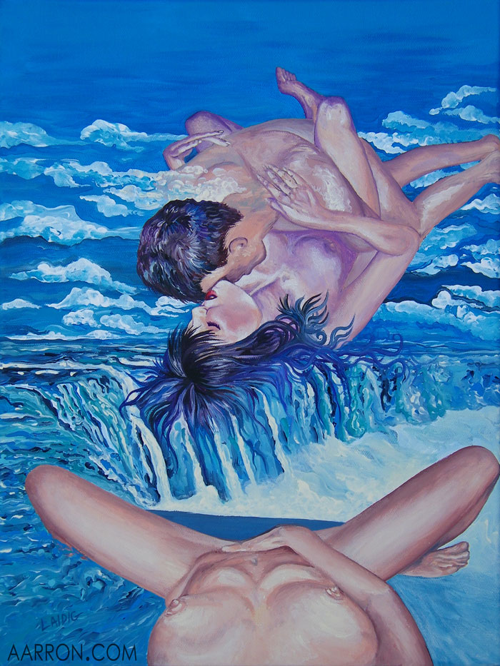 cascade of imagination painting