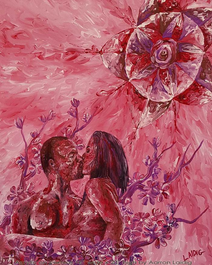 Cherry Blossom Moon Fine Art Painting