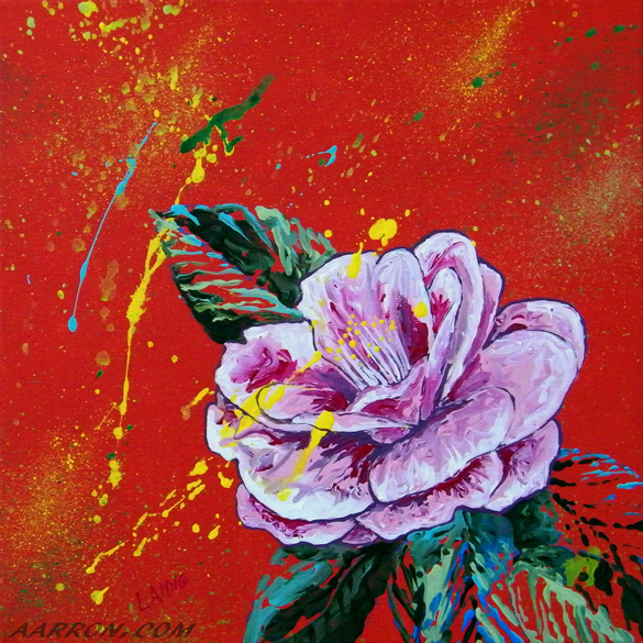 floral painting by Aarron Laidig