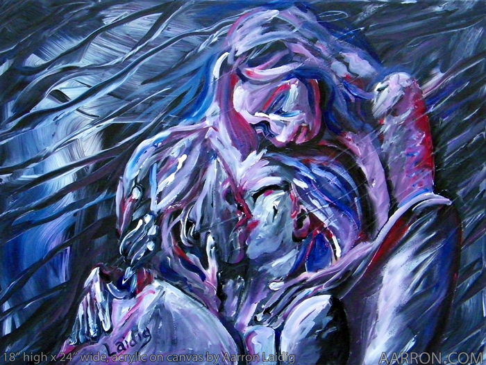 perception of the reception on an invitation painting