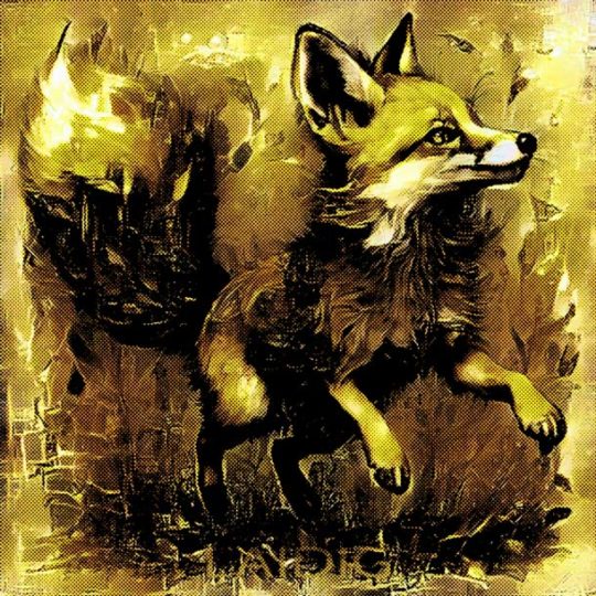 golden fox sizzle artwork 