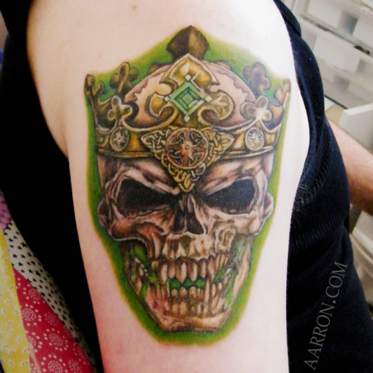 skull tattoo port angeles wa studio random evil undead tattoo