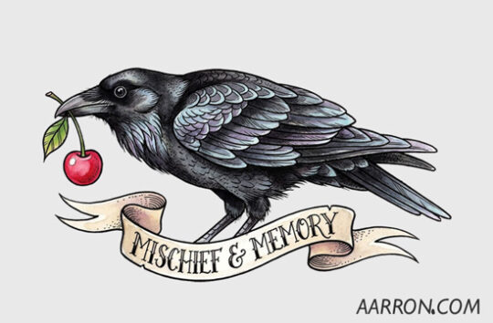 Mischief and memory crow